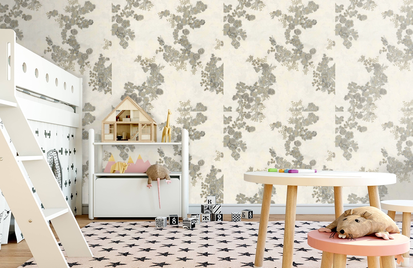 Обои 81529 фото в интерьере детская