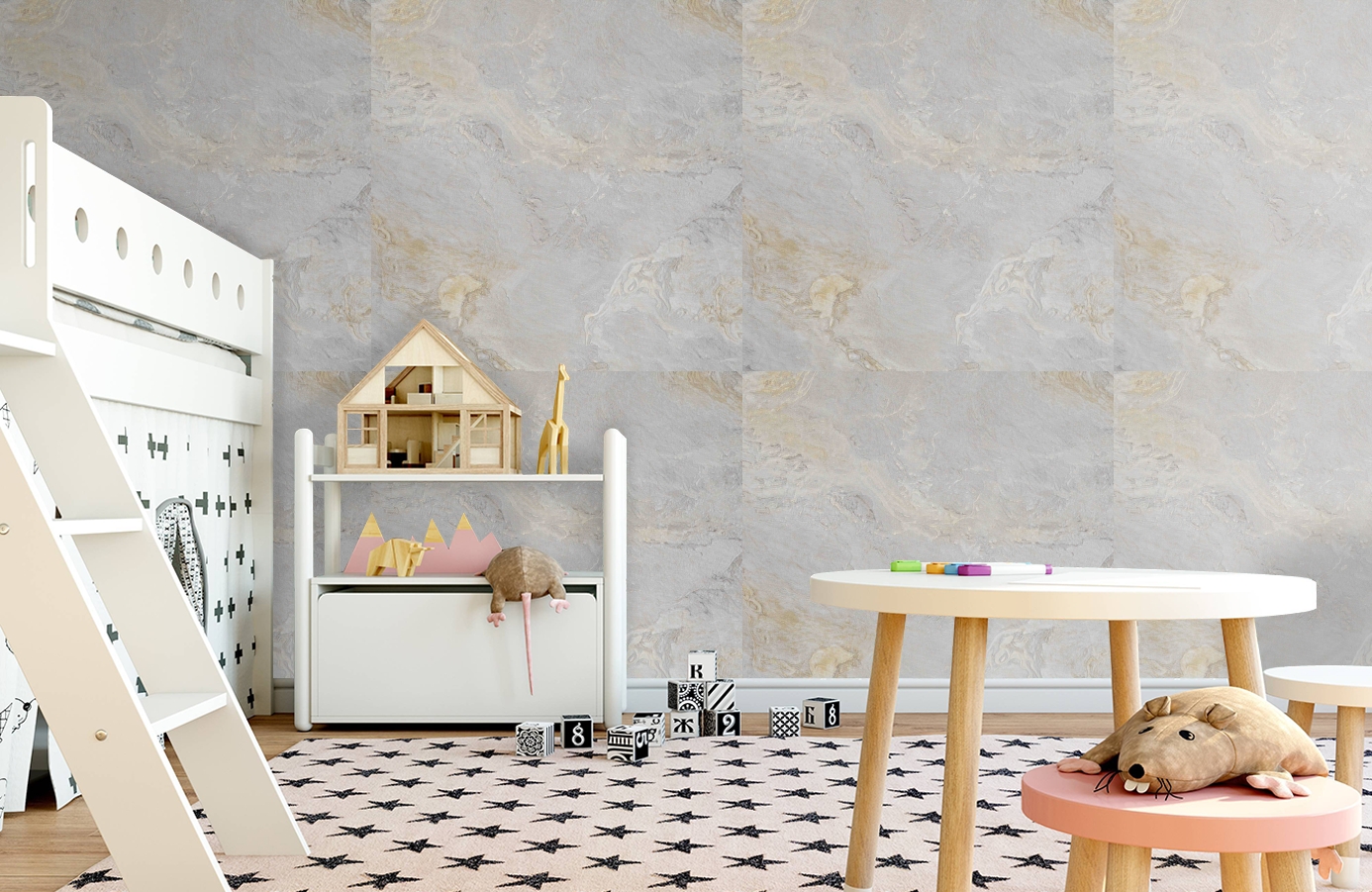 Обои 71514 фото в интерьере детская