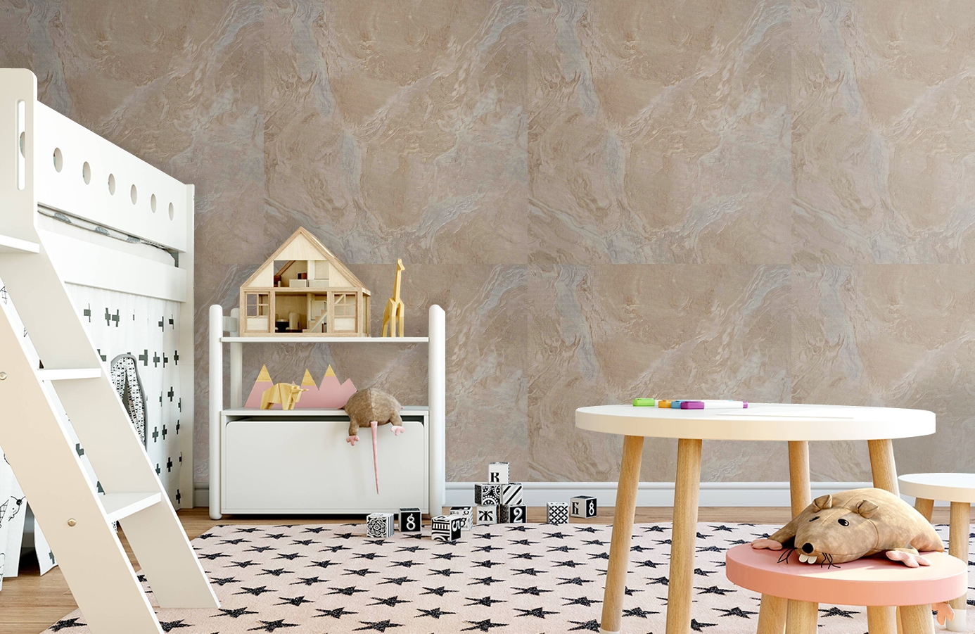 Обои 71516 фото в интерьере детская