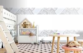 Обои macro-008 silver birch gy фото в интерьере детская превью