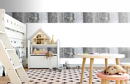 Обои macro-011 bamboo silver фото в интерьере детская превью