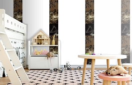 Обои SL15 5051 250*60 фото в интерьере детская превью