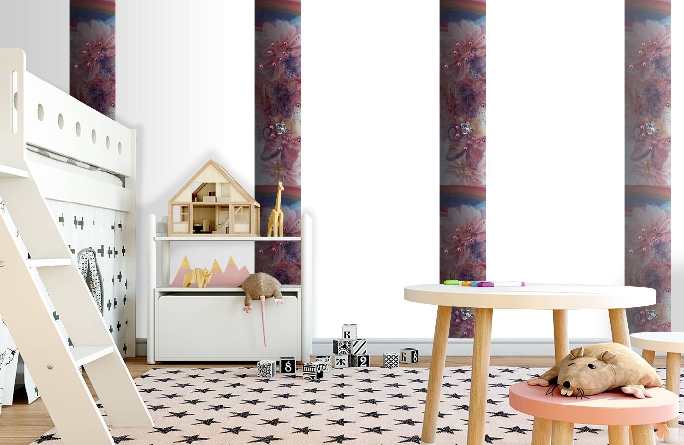 Обои SL15 5058 250*60 фото в интерьере детская