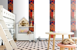 Обои SL15 5061 250*60 фото в интерьере детская превью