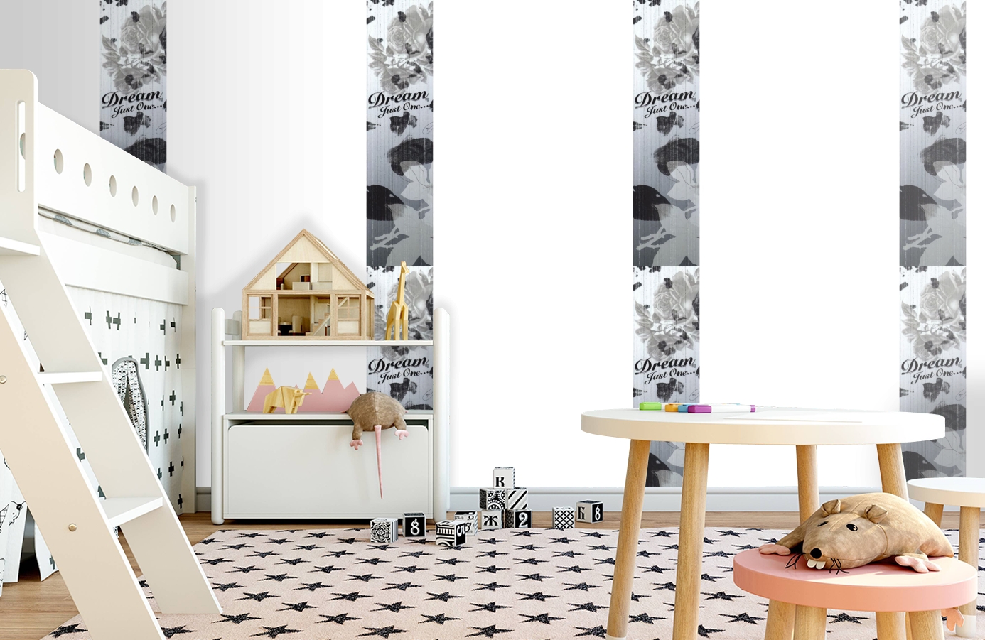 Обои SL15 5066 250*60 фото в интерьере детская