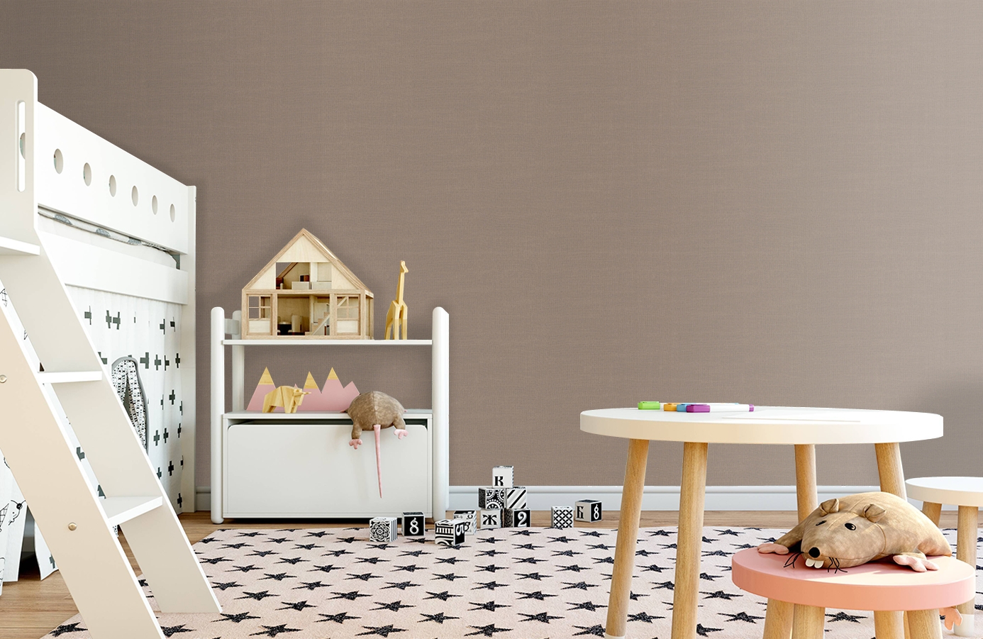 Обои 8 002 3 фото в интерьере детская