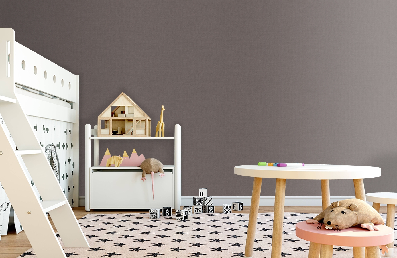 Обои 8 002 6 фото в интерьере детская