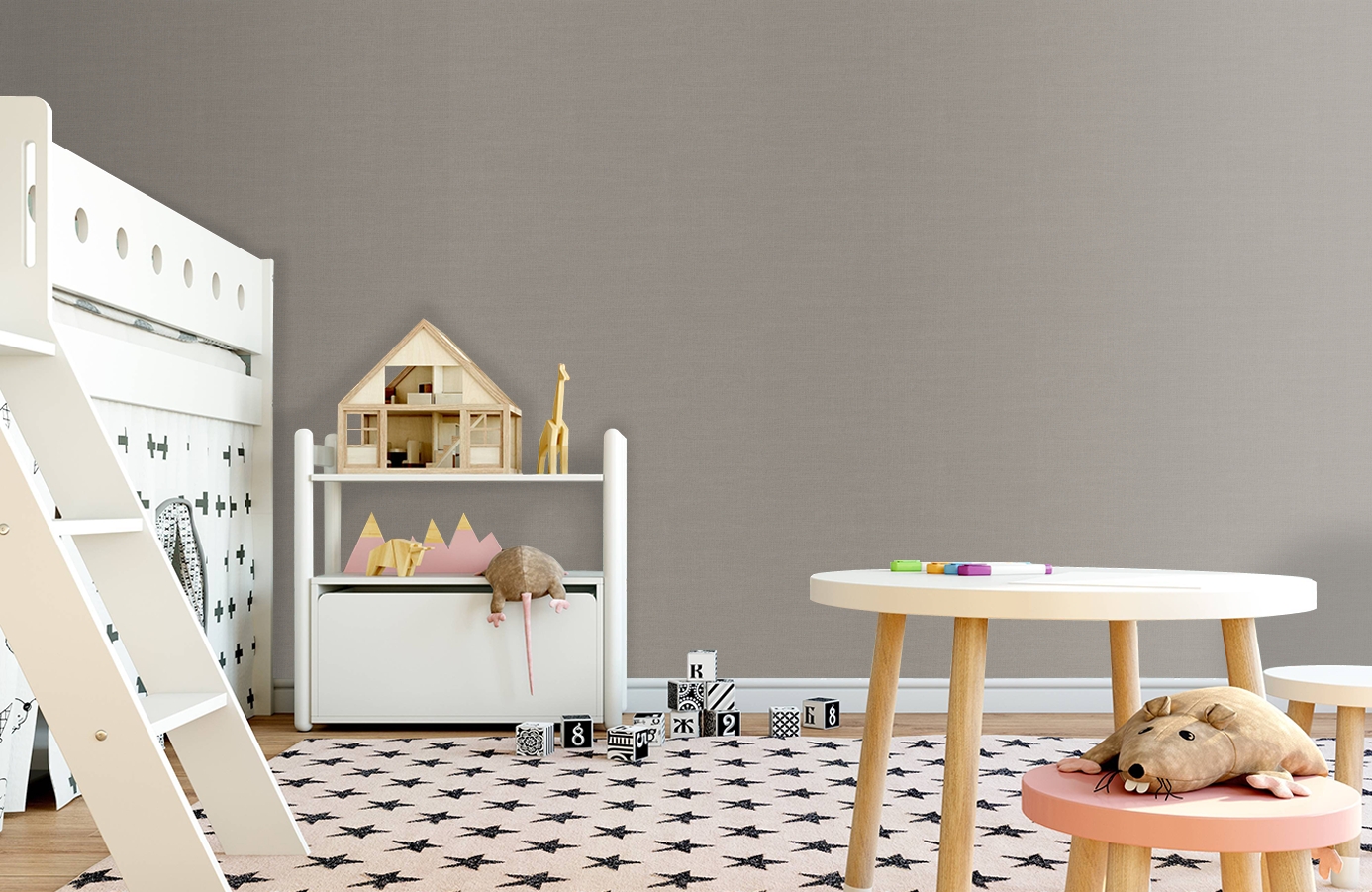 Обои 8 005 1 фото в интерьере детская