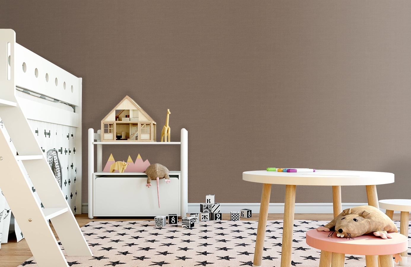 Обои 8 012 3 фото в интерьере детская