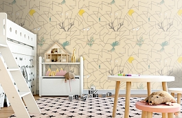 Обои Als4 002 фото в интерьере детская превью