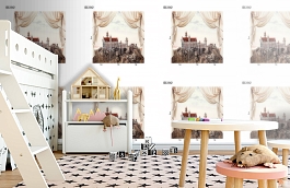 Обои DC 012 Illusion фото в интерьере детская превью