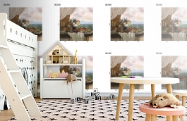 Обои DC 019 Illusion фото в интерьере детская превью