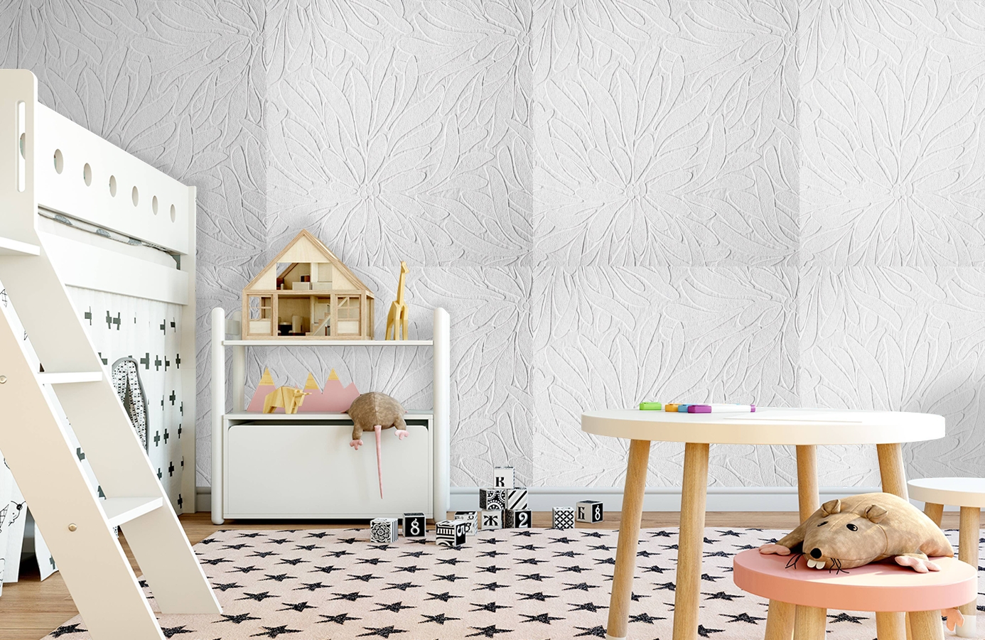 Обои 1876 фото в интерьере детская