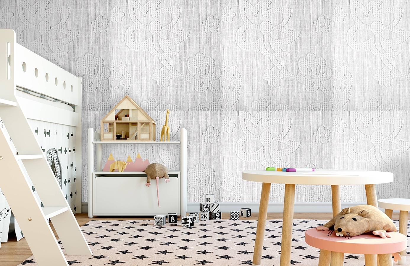 Обои 1881 фото в интерьере детская