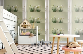 Обои 5005 фото в интерьере детская превью