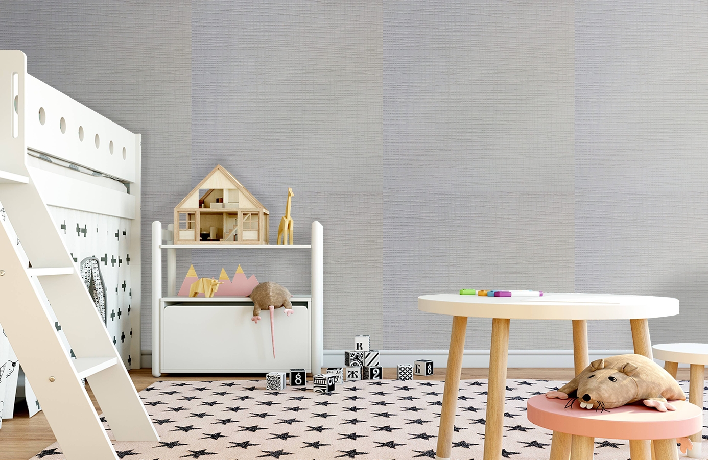 Обои 5707 фото в интерьере детская