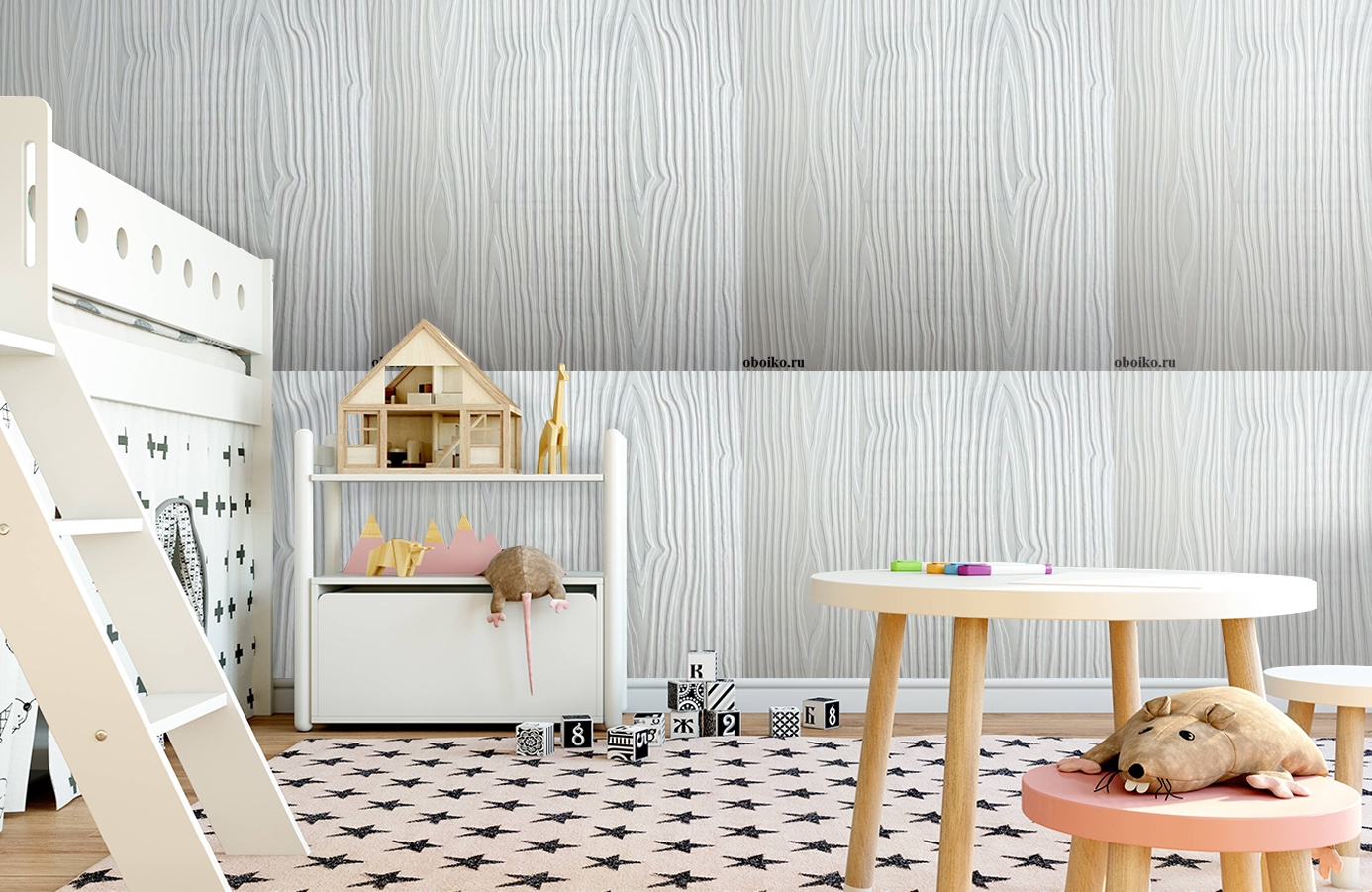 Обои 9341 фото в интерьере детская