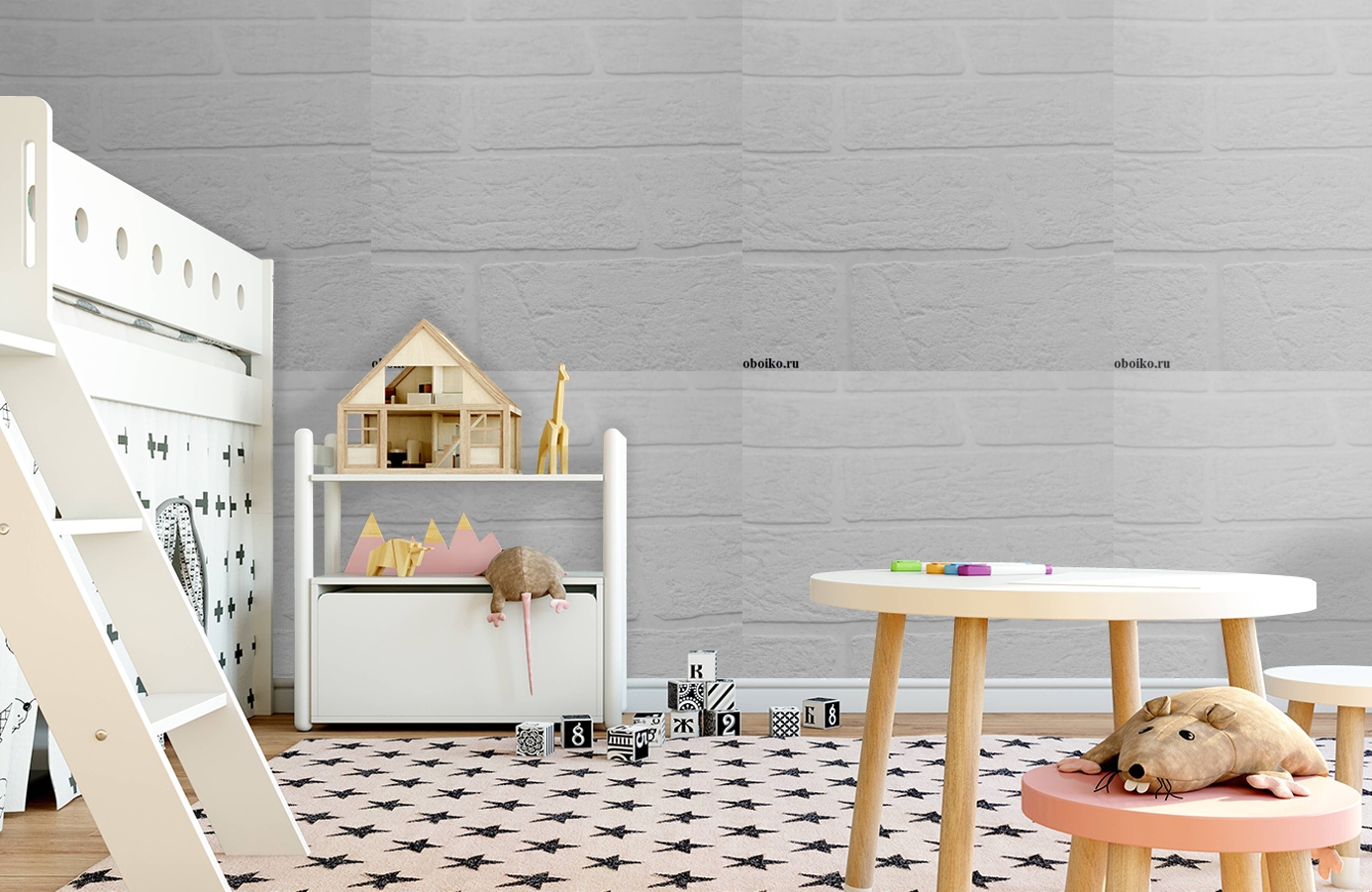 Обои 9342 фото в интерьере детская