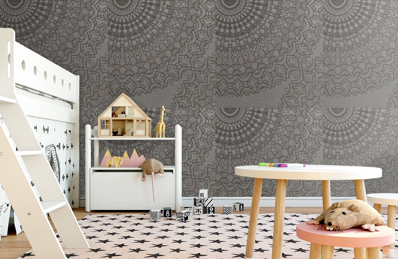 Обои 185021 фото в интерьере детская