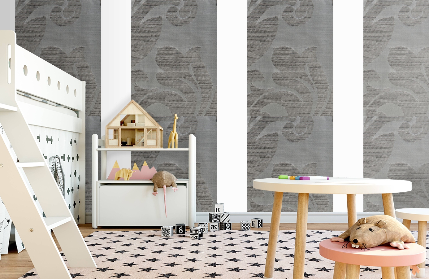 Обои 185051 фото в интерьере детская