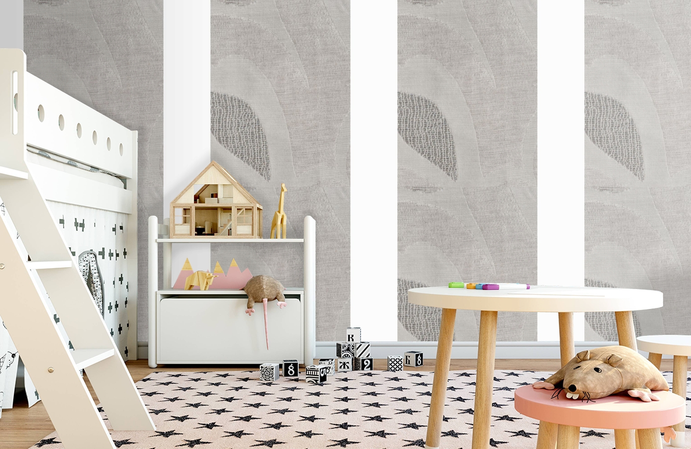 Обои 185054 фото в интерьере детская