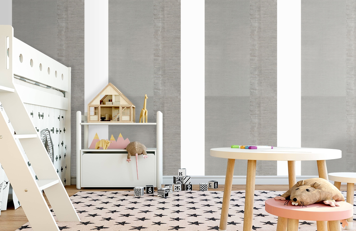 Обои 185060 фото в интерьере детская