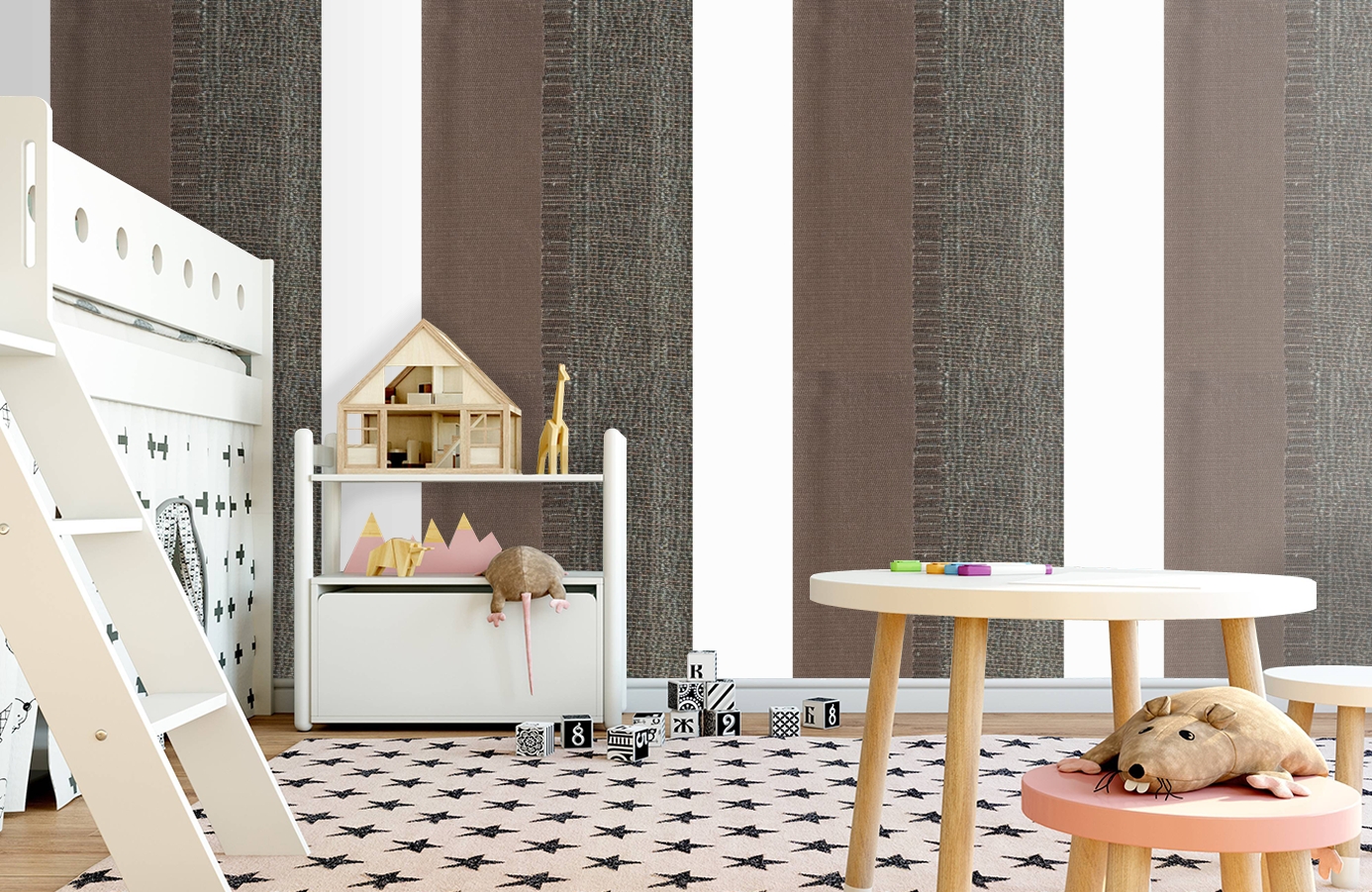 Обои 185065 фото в интерьере детская Обои 185065 фото в интерьере детская