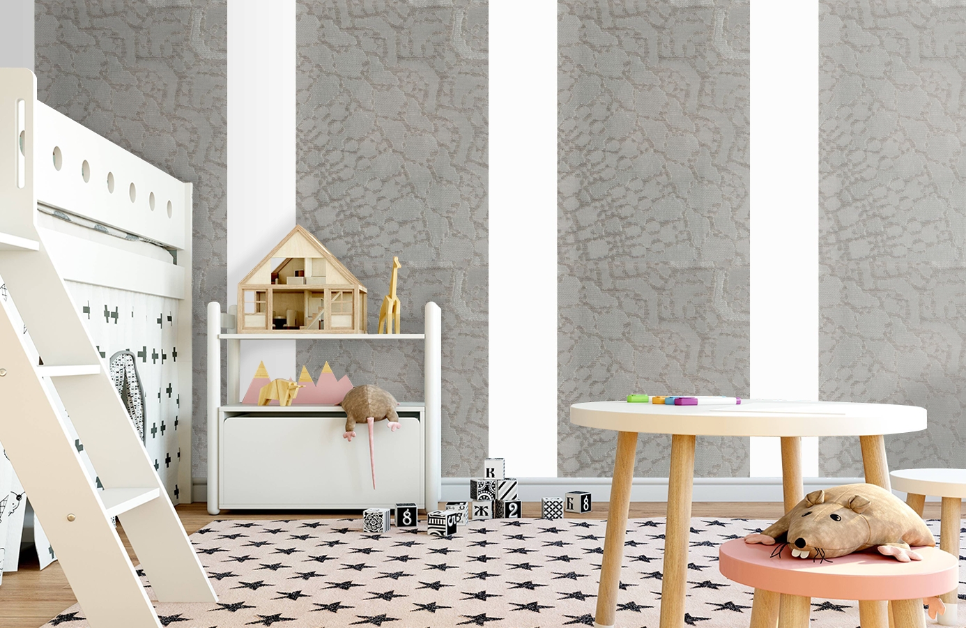 Обои 185070 фото в интерьере детская Обои 185070 фото в интерьере детская