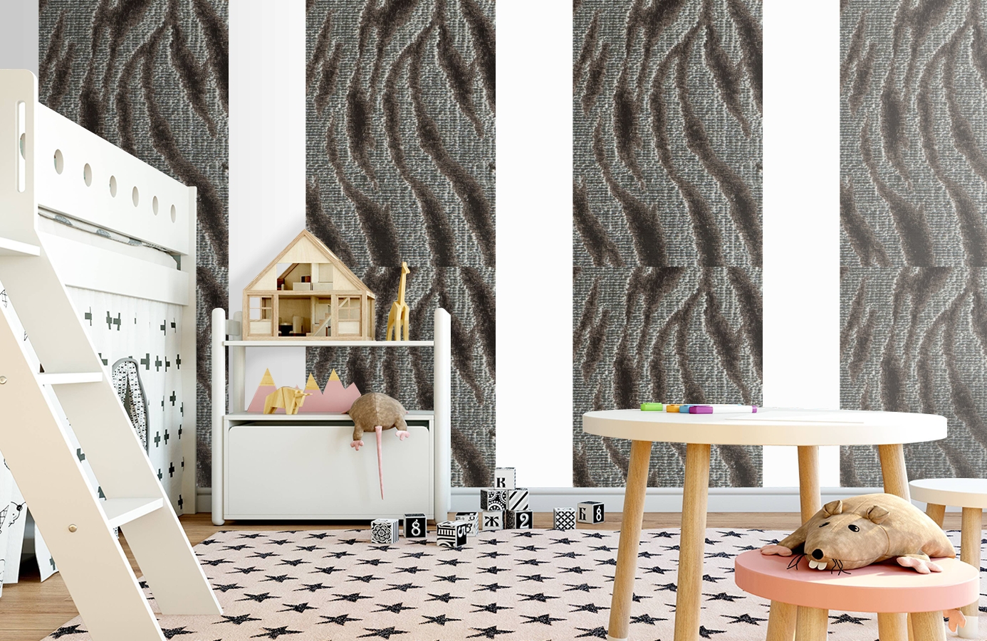 Обои 185079 фото в интерьере детская Обои 185079 фото в интерьере детская