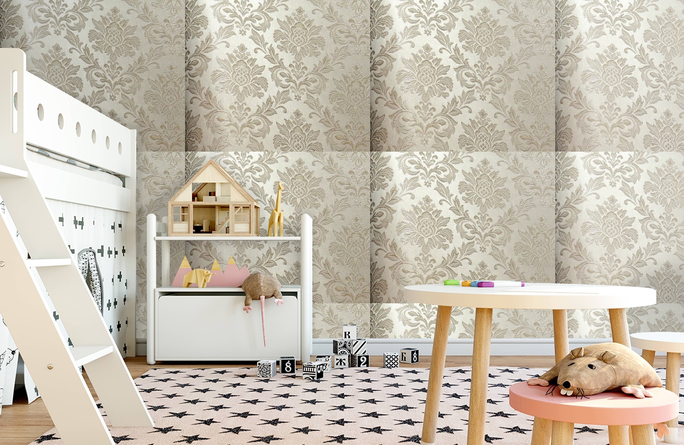 Обои 4540-G2 фото в интерьере детская
