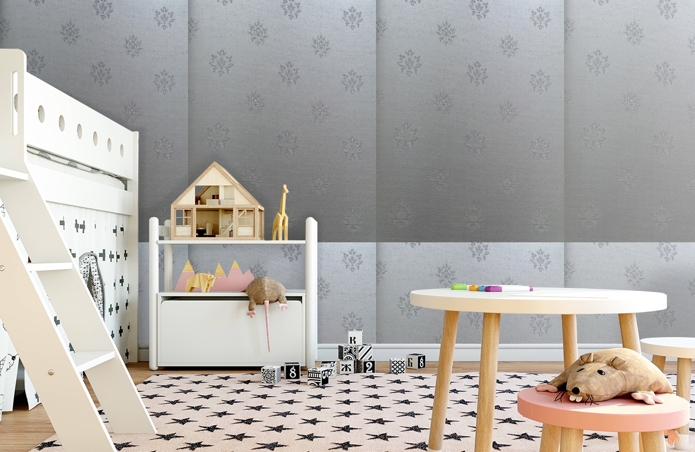 Обои 4620-G1 фото в интерьере детская Обои 4620-G1 фото в интерьере детская