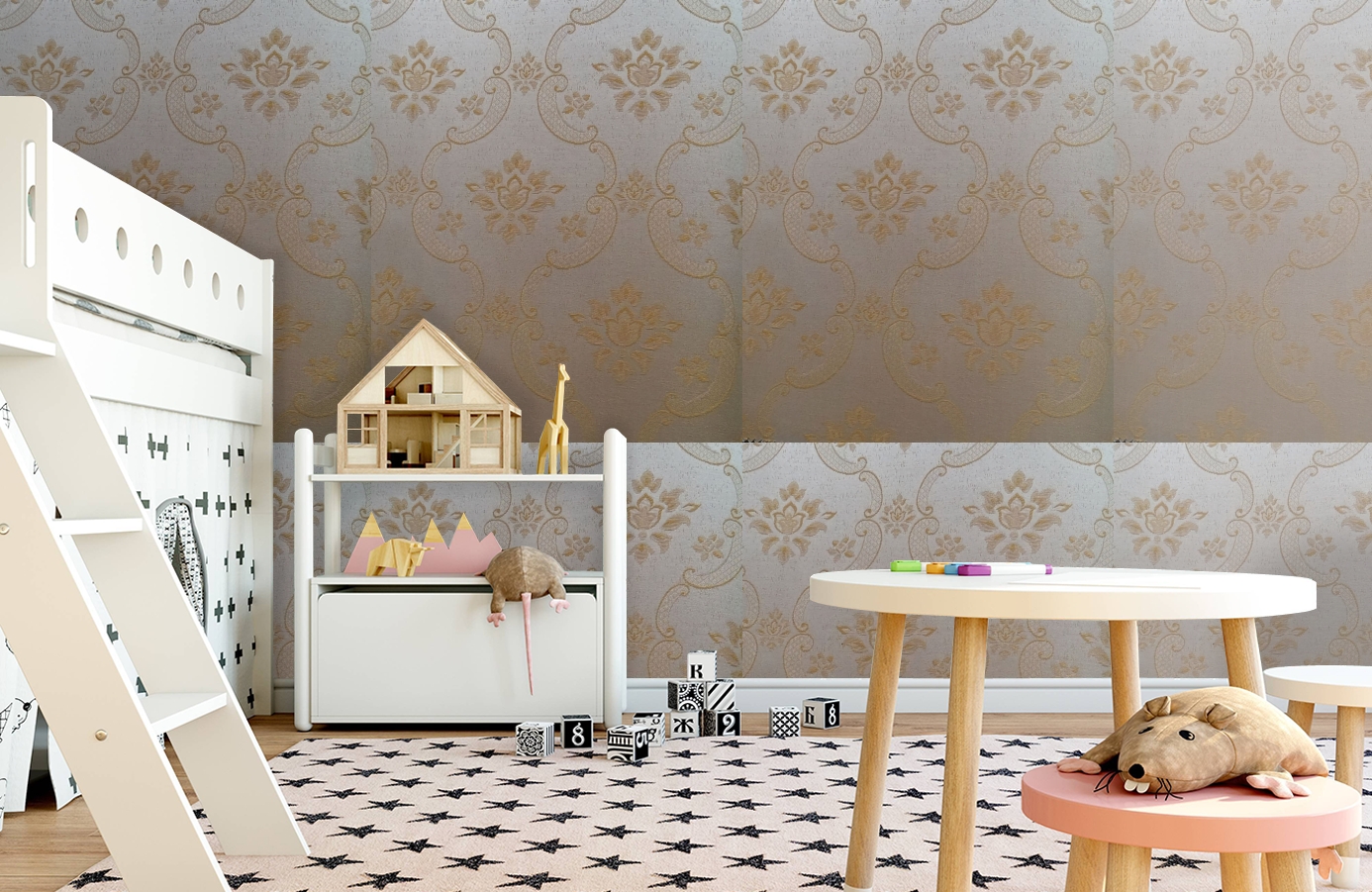Обои 4630-Y2 фото в интерьере детская