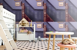 Обои RD06730 фото в интерьере детская превью