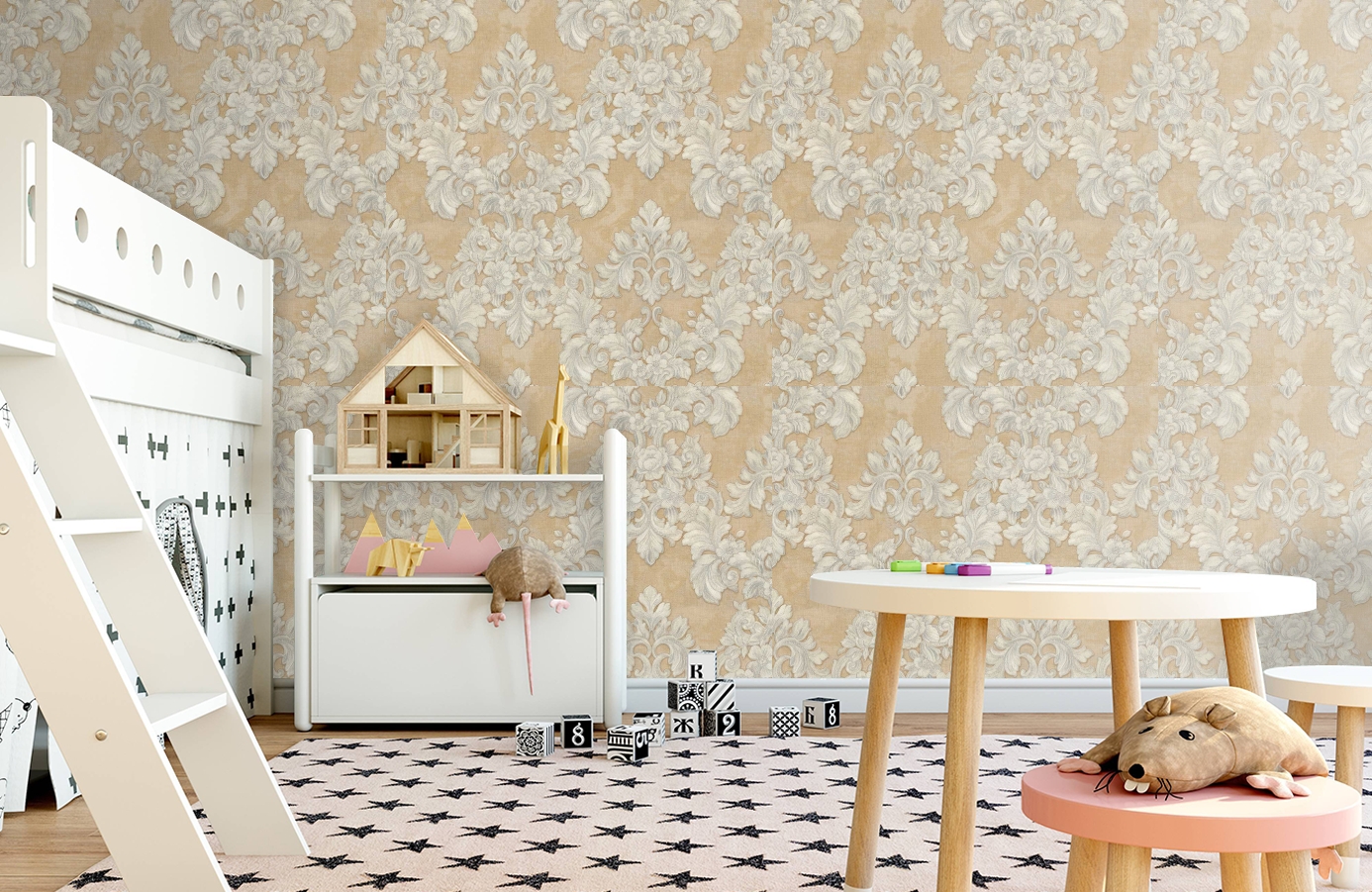 Обои 82247 фото в интерьере детская