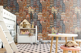 Обои 1618-3 фото в интерьере детская превью