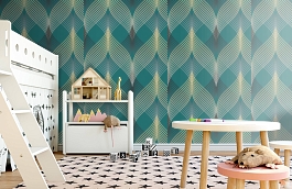 Обои 1620-3 фото в интерьере детская превью