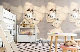 Обои 54202-2 фото в интерьере детская превью