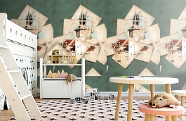 Обои 54202-3 фото в интерьере детская превью