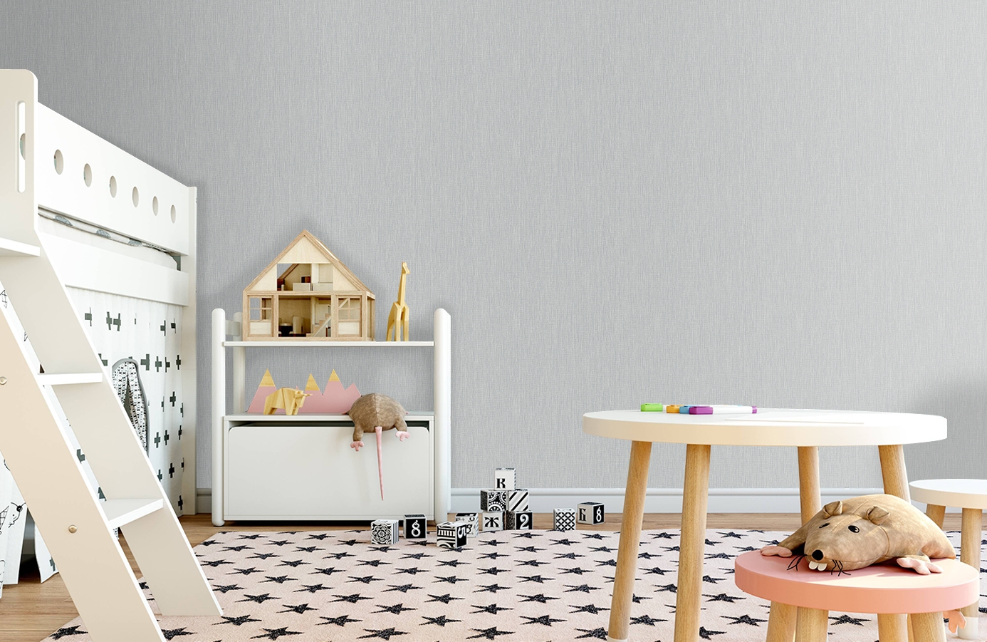 Обои 7018-7 фото в интерьере детская