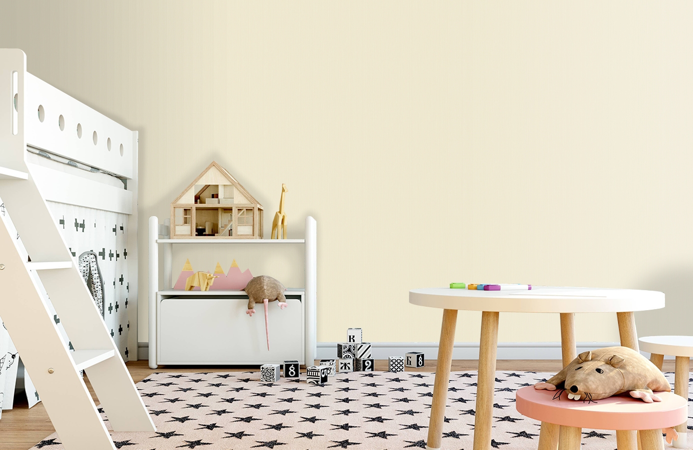 Обои 7019-4 фото в интерьере детская