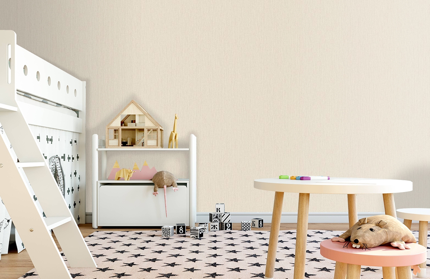 Обои RMH1002-2 фото в интерьере детская