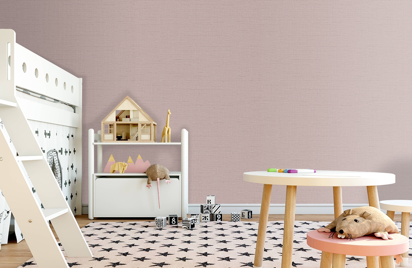 Обои RST1605-6 фото в интерьере детская