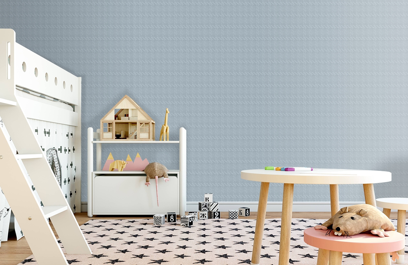 Обои RST1606-5 фото в интерьере детская