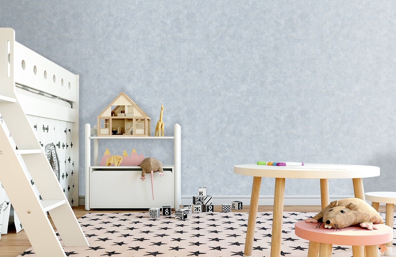 Обои RST1608-9 фото в интерьере детская