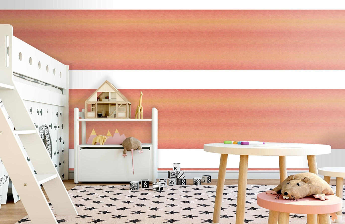 Обои 30083-3 фото в интерьере детская