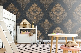 Обои 38014-1 фото в интерьере детская превью