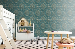 Обои 38729-5 фото в интерьере детская превью