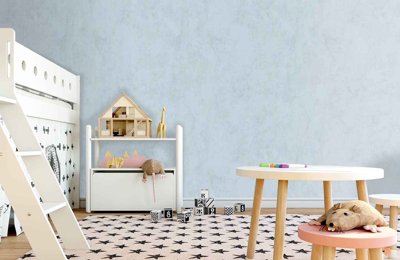 Обои 105405 фото в интерьере детская