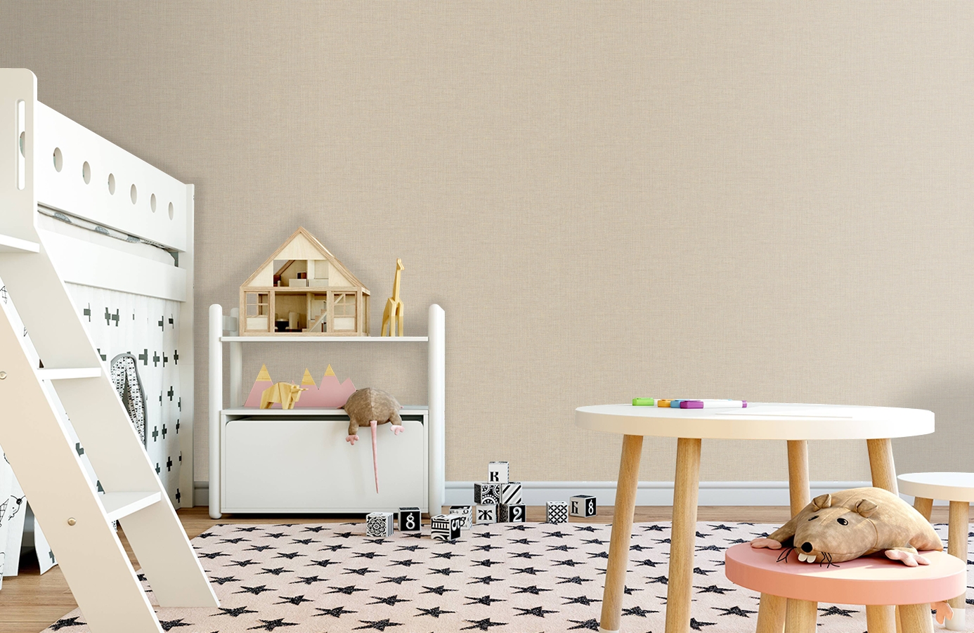 Обои 283949 фото в интерьере детская