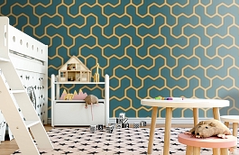 Обои 84234-7 фото в интерьере детская превью